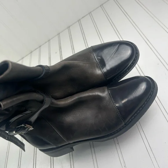 Stelle Monelle Black Leather Ankle Boots with Buckle Women’s Size EU 36 - Picture 8 of 12